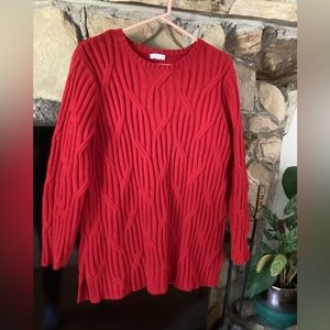 Red J.Jill sweater